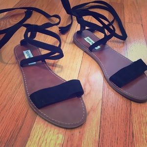 Steve Madden Kaara Sandals Size 9 Black
